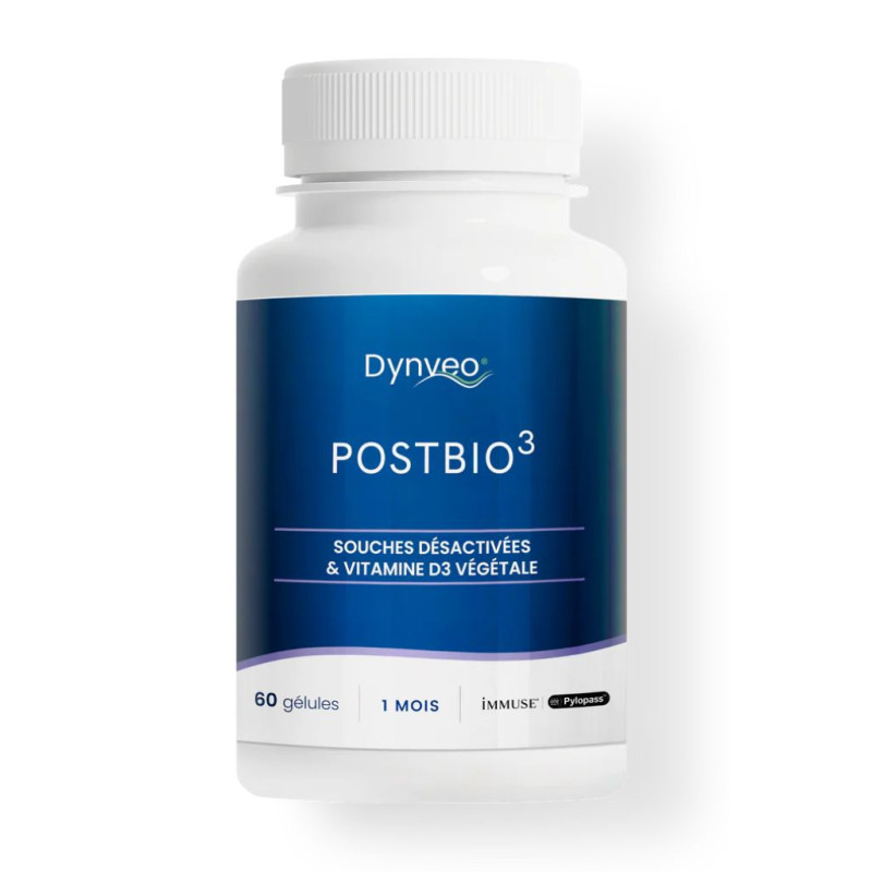 Complexe Postbiotiques Postbio3 Dynveo - Immunité intestinale - 60 gélules