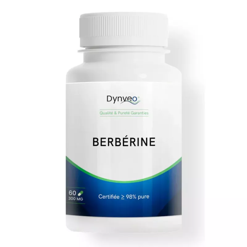 Berbérine pure Dynveo - Équilibre glycémique et métabolisme lipidique - 60 gélules