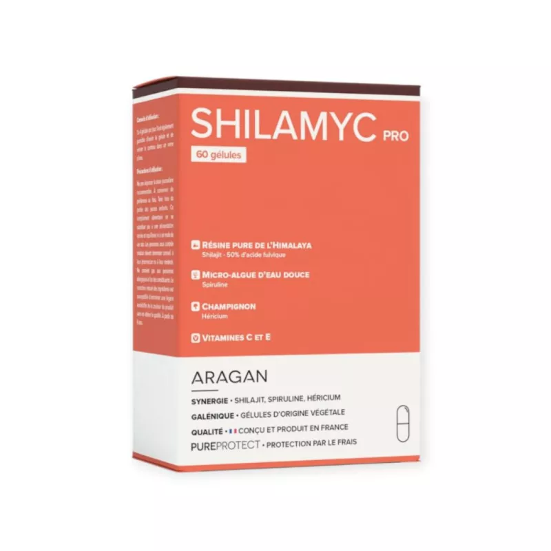 Shilamyc Pro Aragan - Vitalité & tonus - 60 gélules