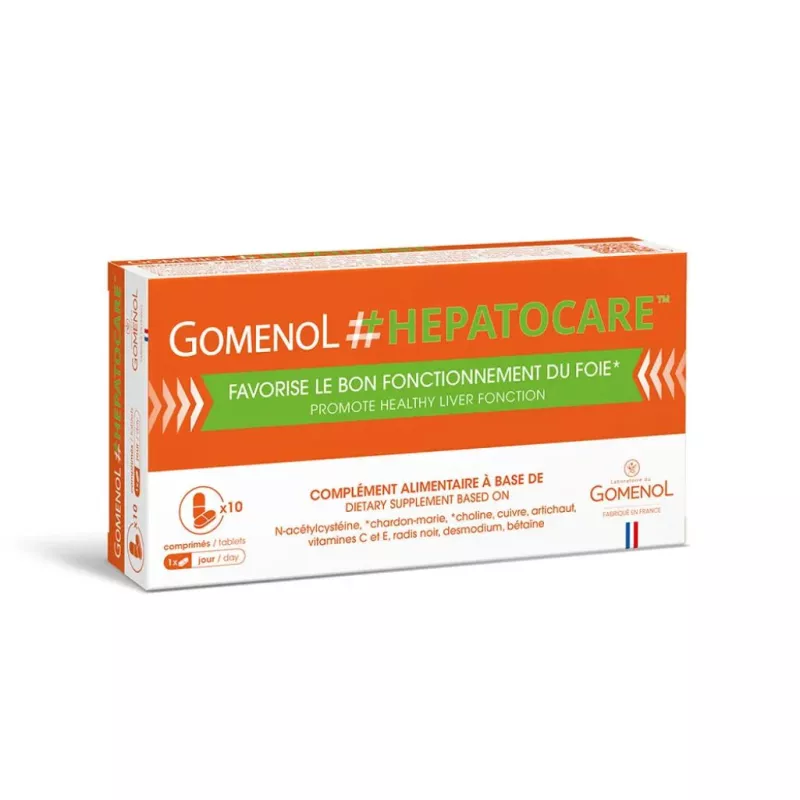 Gomenol Hepatocare® Laboratoire CCD - Santé du foie - 10 comprimés