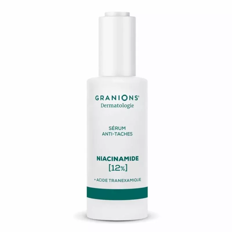 Sérum anti-taches niacinamide 12% Granions - Peau éclatante, uniforme & sans taches - 30ml