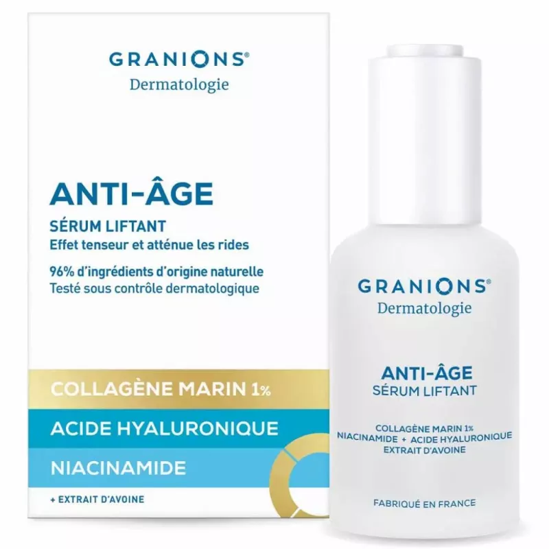Sérum liftant anti-âge Granions - Fermeté de la peau & effet tenseur immédiat - 30ml