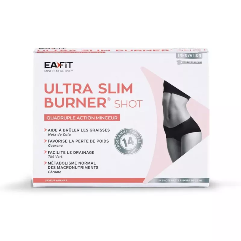 Ultra Slim Burner Shot EAFIT - Perte de poids express 14 jours - 14 shots ananas
