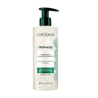 Shampoing anti-chute longévité Triphasic René Furterer - Renforce les cheveux - 500ml