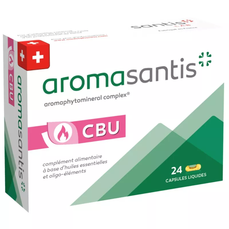 CBU Aromasantis® Santis Pharma - Confort urinaire - 24 capsules liquides