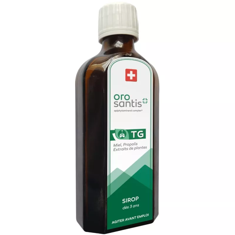 Sirop Orosantis® TG Aromasantis® Santis Pharma - Voies respiratoires encombrées - 150ml