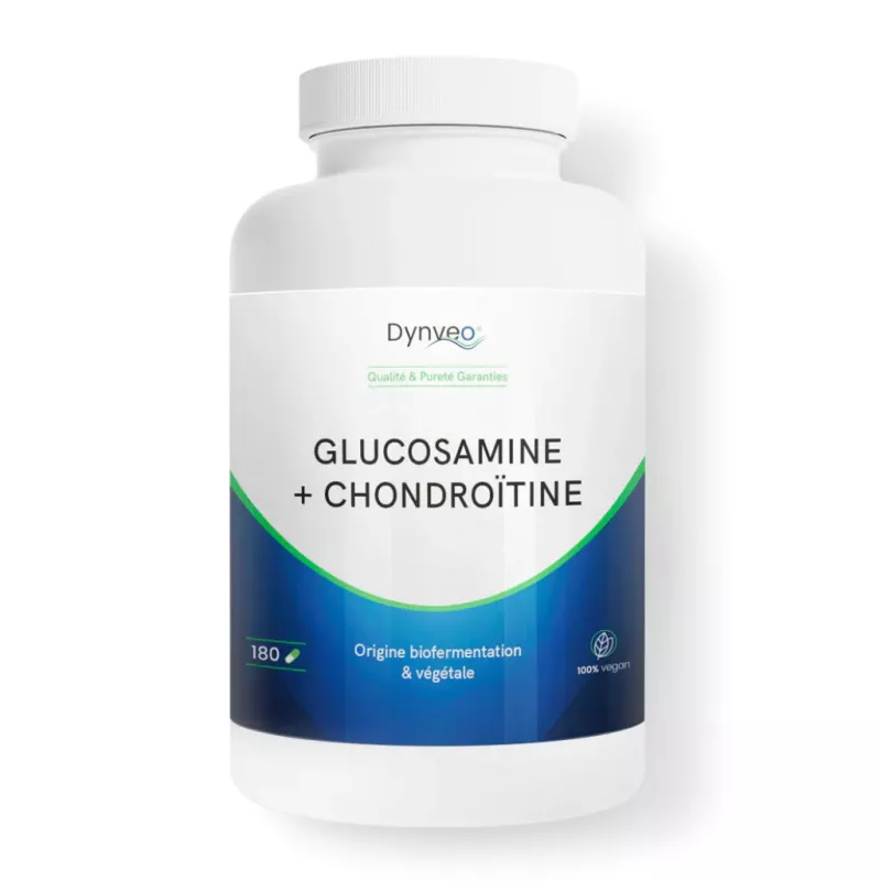 Glucosamine Chondroïtine Dynveo - Confort articulaire - 180 gélules
