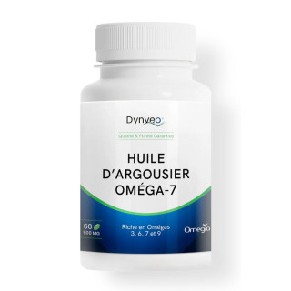 Huile d'argousier Oméga-7 Dynveo - Beauté & confort de la peau - 60 capsules