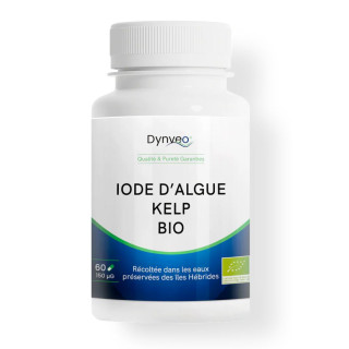 Iode d'algue kelp Bio Dynveo - Équilibre thyroïdien - 60 gélules