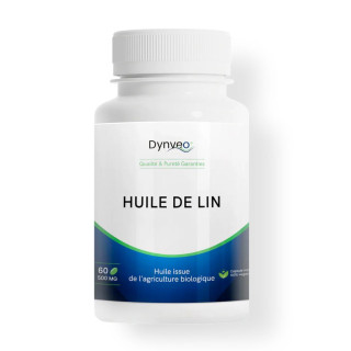 Huile de Lin Dynveo - Équilibre lipidique - 60 capsules