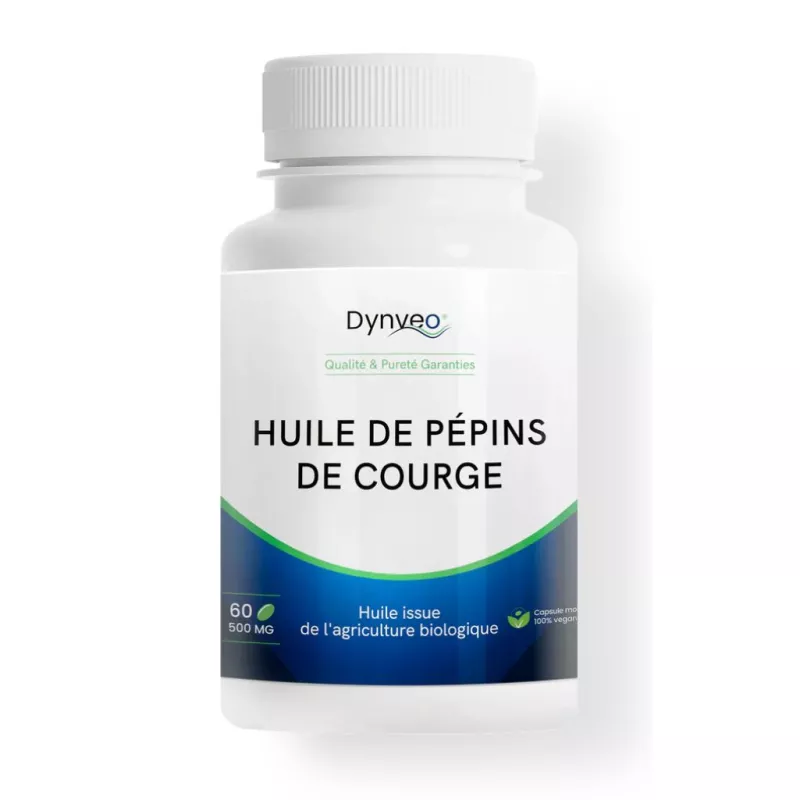 Huile de pépins de courge Dynveo - Confort urinaire et prostatique - 60 capsules