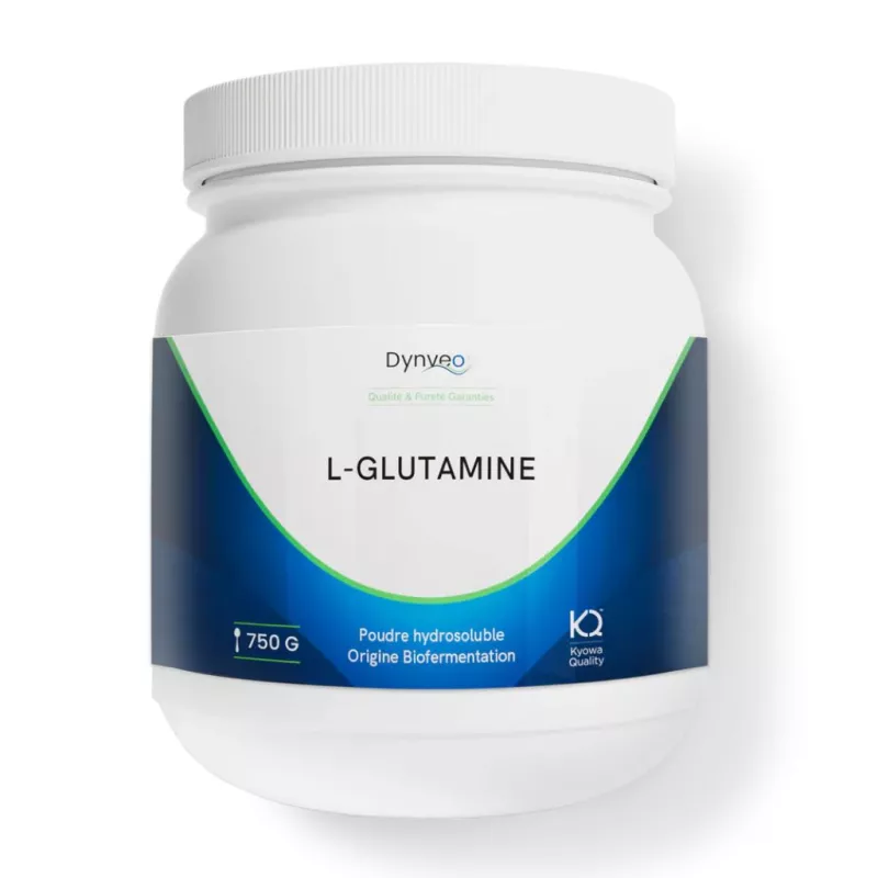 L-Glutamine naturelle en poudre Dynveo - Confort digestif - 750g