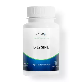 L-Lysine 500mg Dynveo - Acides aminés essentiels - 90 gélules