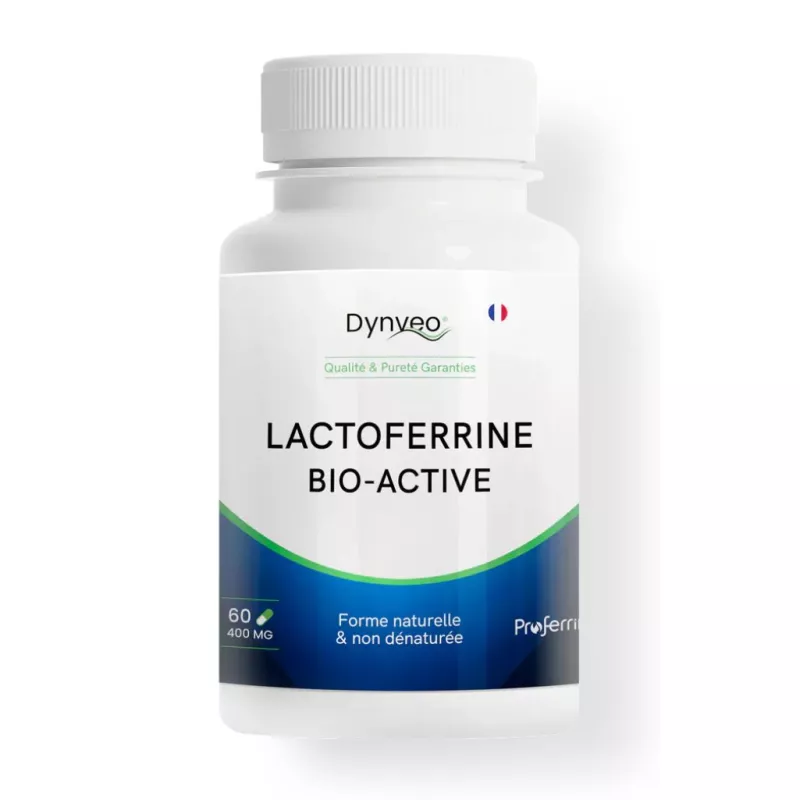 Lactoferrine Bio-active 200mg Dynveo - Défenses naturelles - 60 gélules