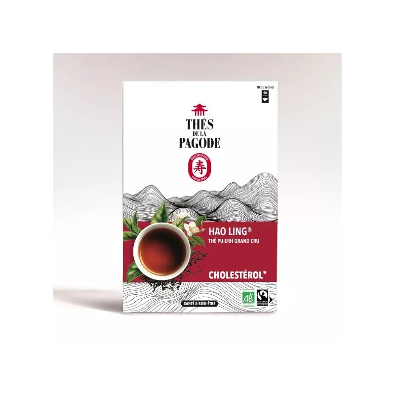 Infusion Hao ling Bio Thés de la Pagode - Cholestérol - 90 sachets
