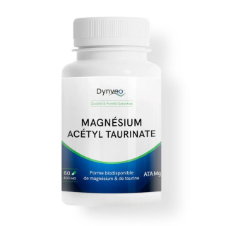 Magnésium Acétyl Taurinate Dynveo - Équilibre nerveux et musculaire - 60 gélules