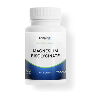 Magnésium bisglycinate chélaté Dynveo - Stress & fatigue - 60 gélules