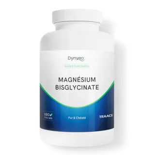 Magnésium bisglycinate chélaté Dynveo - Stress & fatigue - 180 gélules