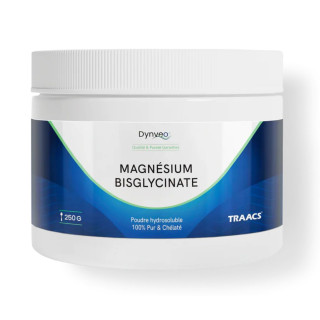 Magnésium bisglycinate chélaté en poudre Dynveo - Stress & fatigue - 250g