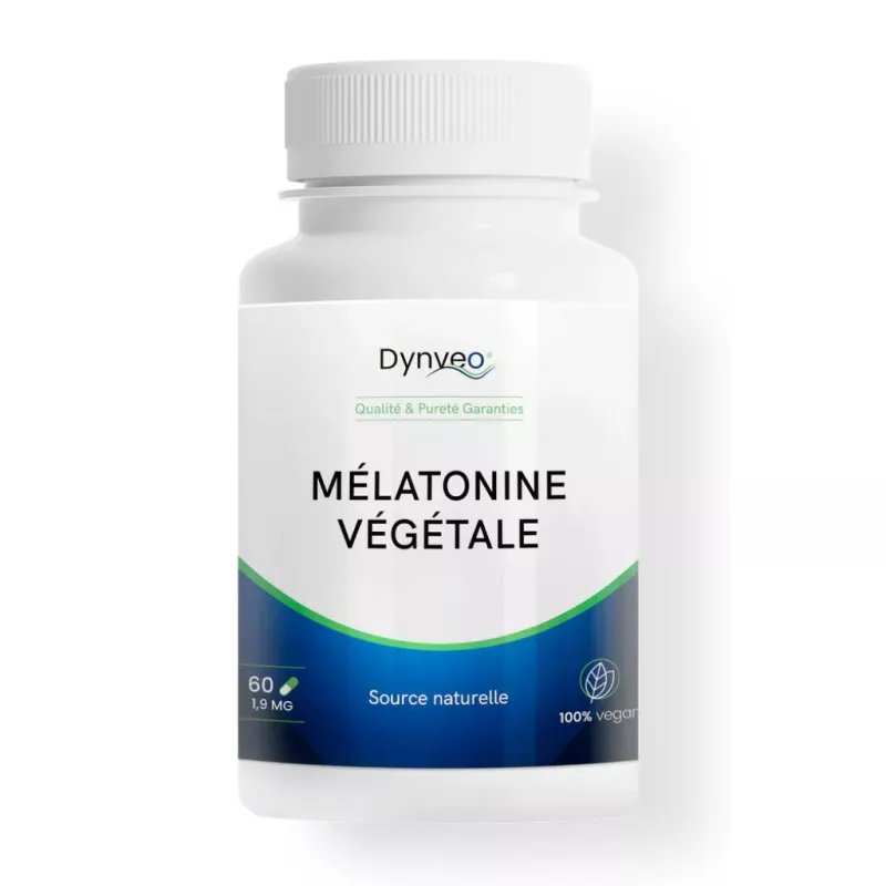 Mélatonine végétale 1.9mg Dynveo - Endormissement & sommeil - 60 gélules