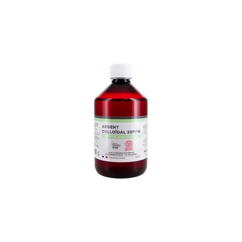 Argent Colloïdal 20 ppm 500ml