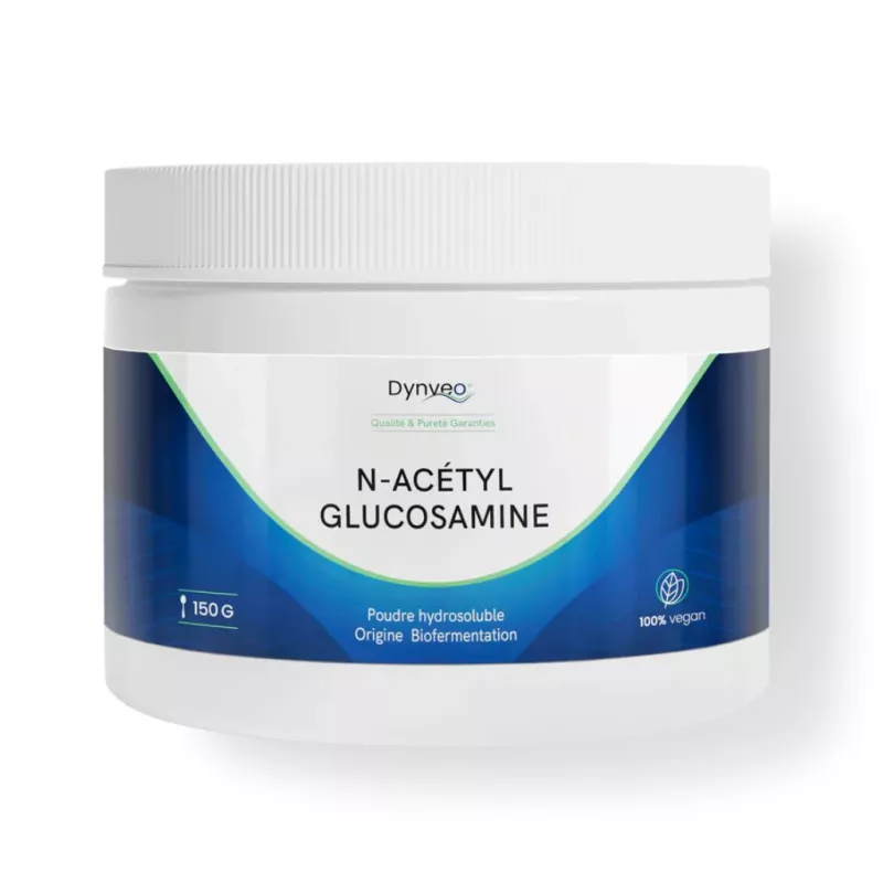 N-Acétylglucosamine pure en poudre Dynveo - Confort articulaire et intestinal - 150g