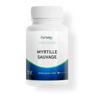 Extrait de myrtille sauvage Dynveo - Confort visuel & circulatoire - 60 gélules