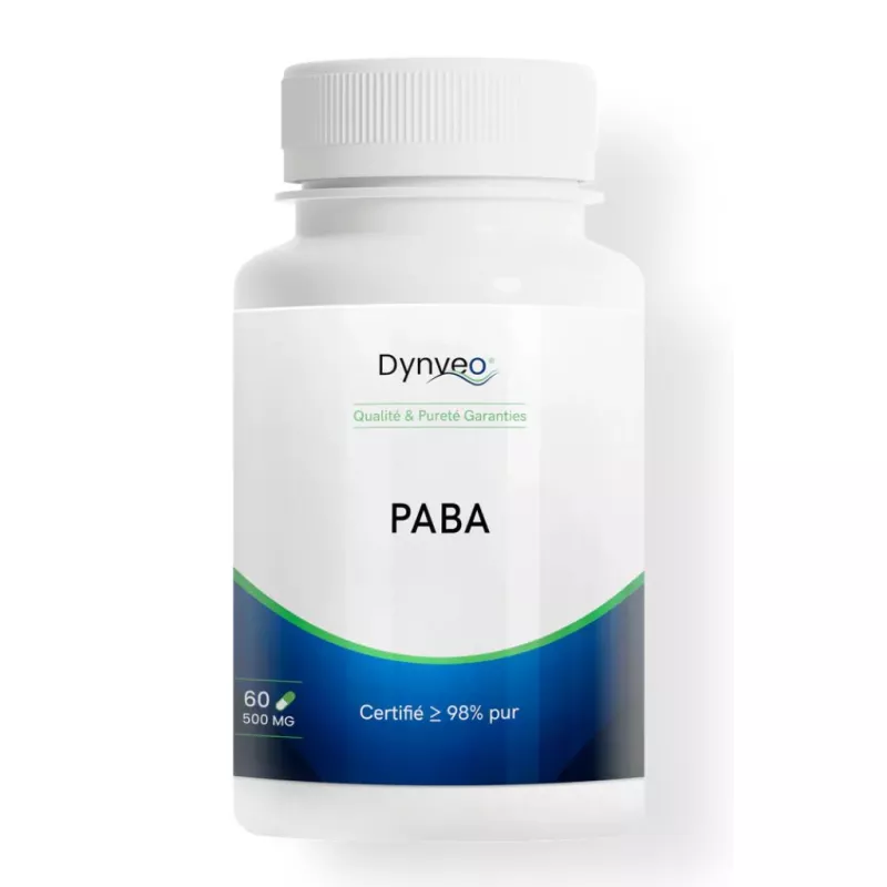 PABA Vitamine B10 Dynveo - Santé de la peau & pigmentation - 60 gélules