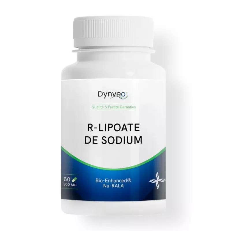 Sodium R-lipoate 300mg Dynveo - Équilibre antioxydant & énergétique - 60 gélules