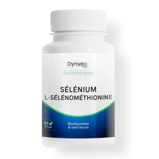 Sélénium L-sélénométhionine Dynveo - Immunité & protection cellulaire - 60 gélules