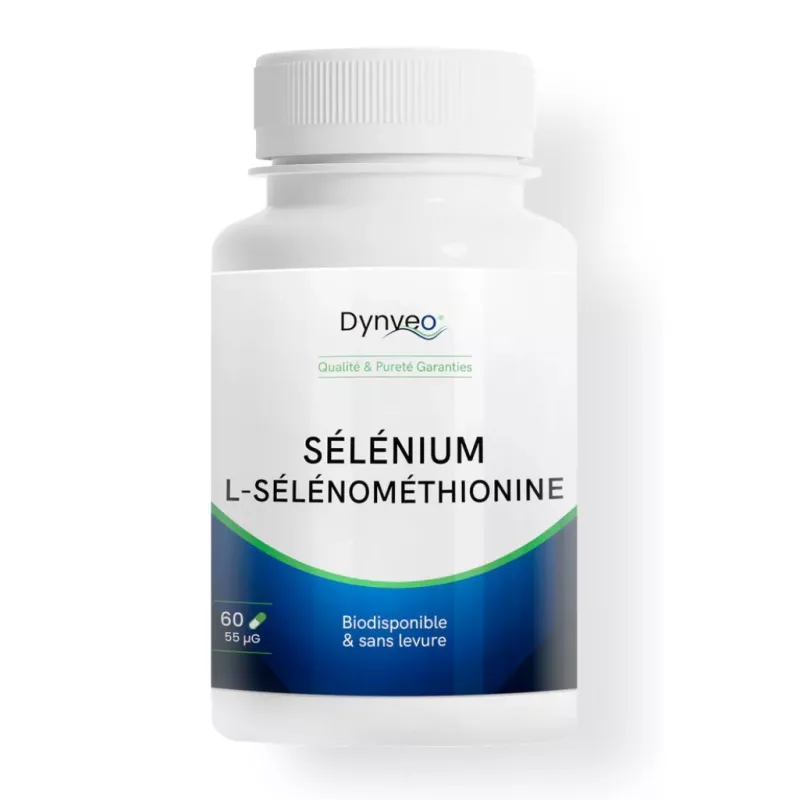 Sélénium L-sélénométhionine Dynveo - Immunité & protection cellulaire - 60 gélules