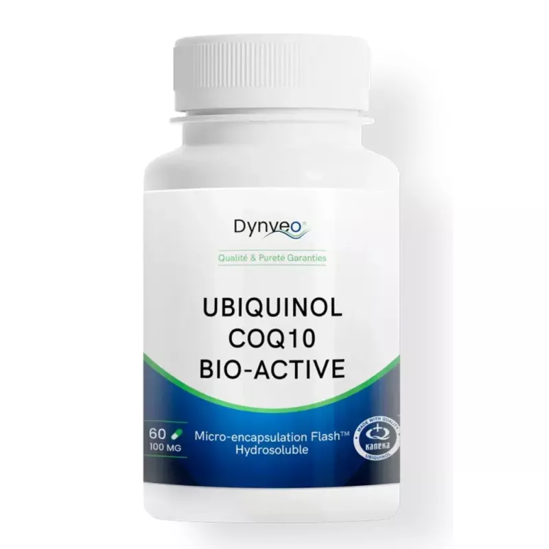 Ubiquinol Kaneka Coenzyme Q10 Dynveo - Énergie cellulaire - 60 gélules