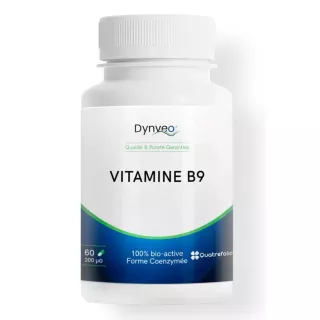 Vitamine B9 Quatrefolic® Dynveo - Énergie, grossesse & équilibre cellulaire - 60 gélules