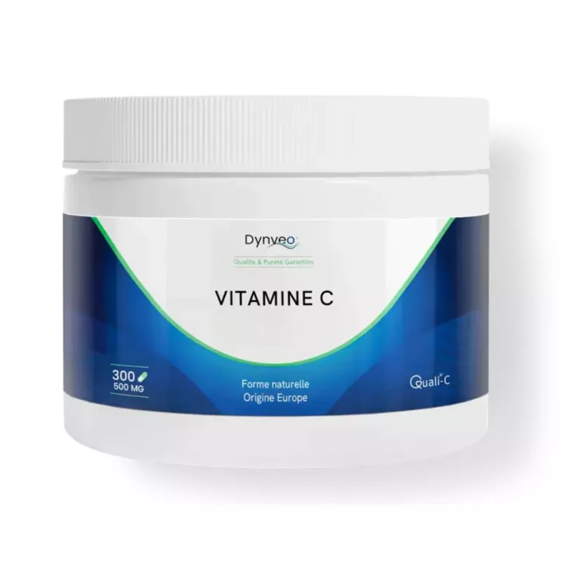 Vitamine C pure 500mg Quali®-C Dynveo - Immunité & vitalité - 300 gélules
