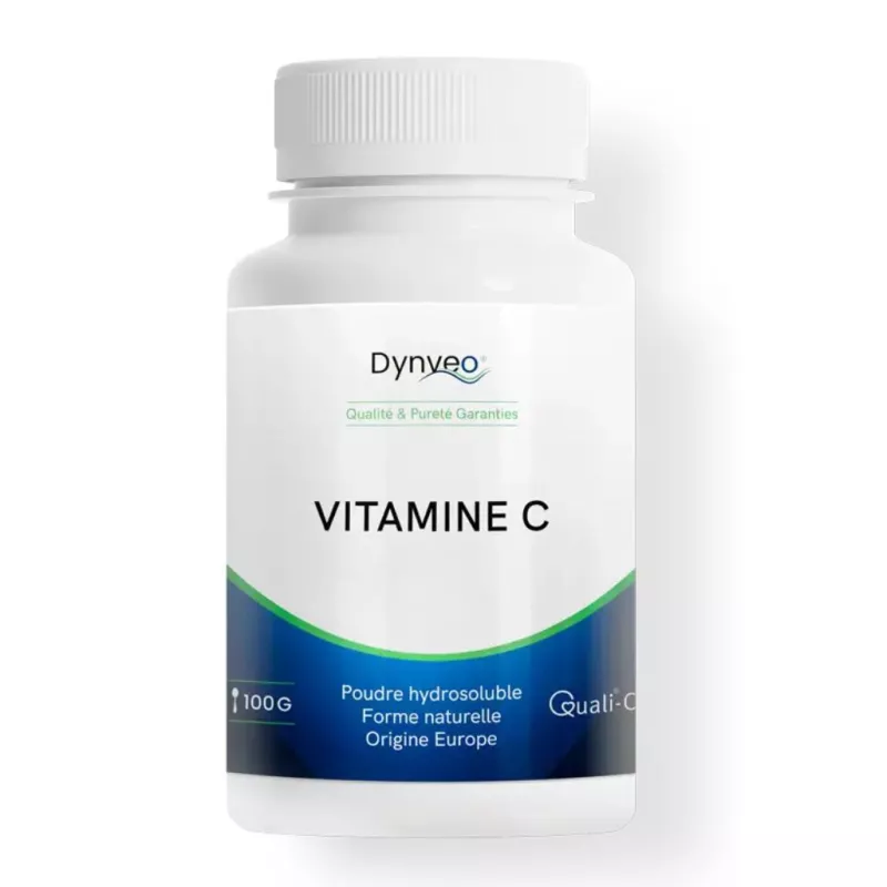 Vitamine C pure en poudre Quali®-C Dynveo - Immunité & vitalité - 100g