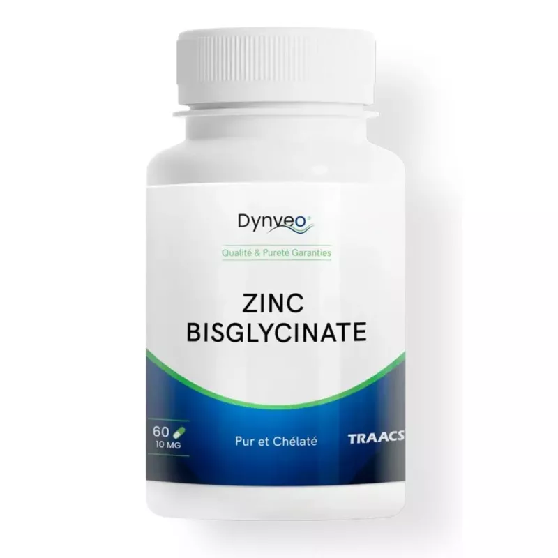 Zinc bisglycinate Dynveo - Défenses naturelles & vitalité - 60 gélules