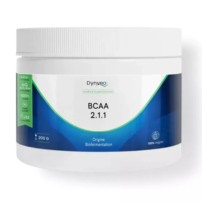 BCAA 2.1.1 Dynveo - Besoins en acides aminés - 200g