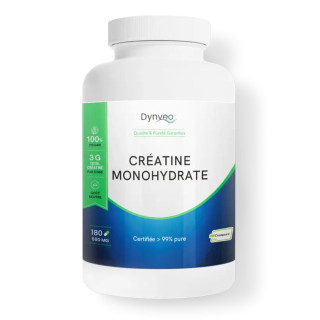 Créatine monohydrate Creapure® Dynveo - Performances physiques - 180 gélules
