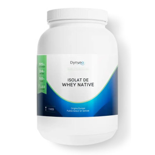 Isolate Whey Native Dynveo - Apports en protéines - 1kg