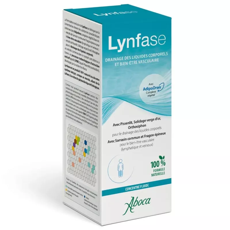 Lynfase Aboca - Drainage des lipiques corporels & bien-être vasculaire - 180g