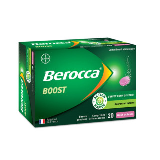 Berocca Boost Bayer - Effet coup de fouet - 20 comprimés effervescents