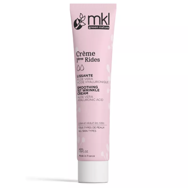 Crème 1ères rides lissante Bio MKL - Soin anti-âge hydratant - 40ml