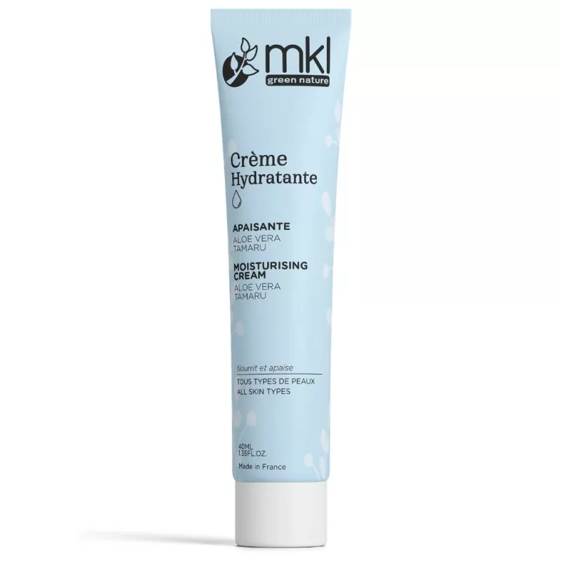 Crème hydratante apaisante Bio MKL Green Nature - Peaux déshydratées - 40ml