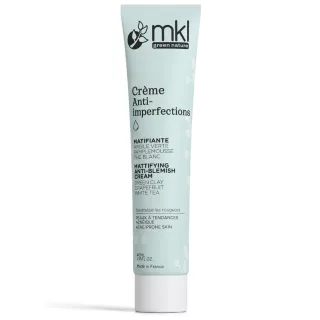Crème anti-imperfection matifiante Bio MKL Green Nature - Peaux sensibles, mixtes à grasses - 40ml