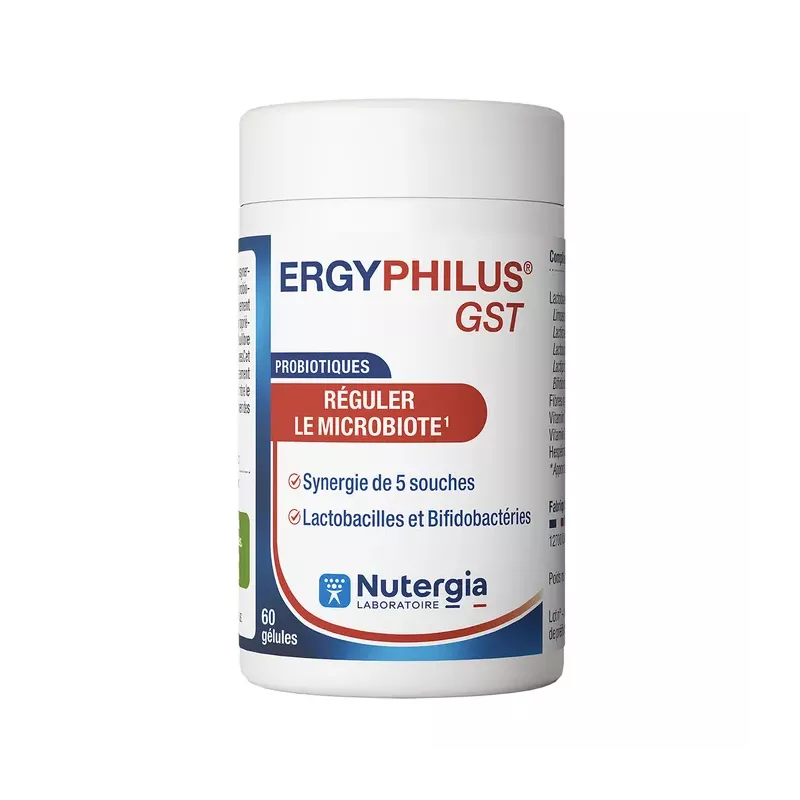 Ergyphilus® GST Nutergia - Maintien des muqueuses saines - 60 gélules