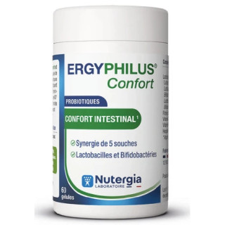 Ergyphilus® Confort Nutergia - Confort intestinal - 60 gélules