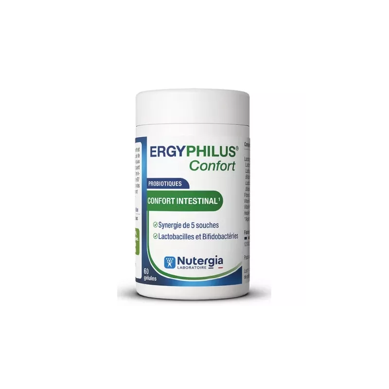 Ergyphilus® Confort Nutergia - Confort intestinal - 60 gélules
