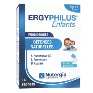 Ergyphilus® Enfants Nutergia - Soutien de la flore infantile - 14 sachets