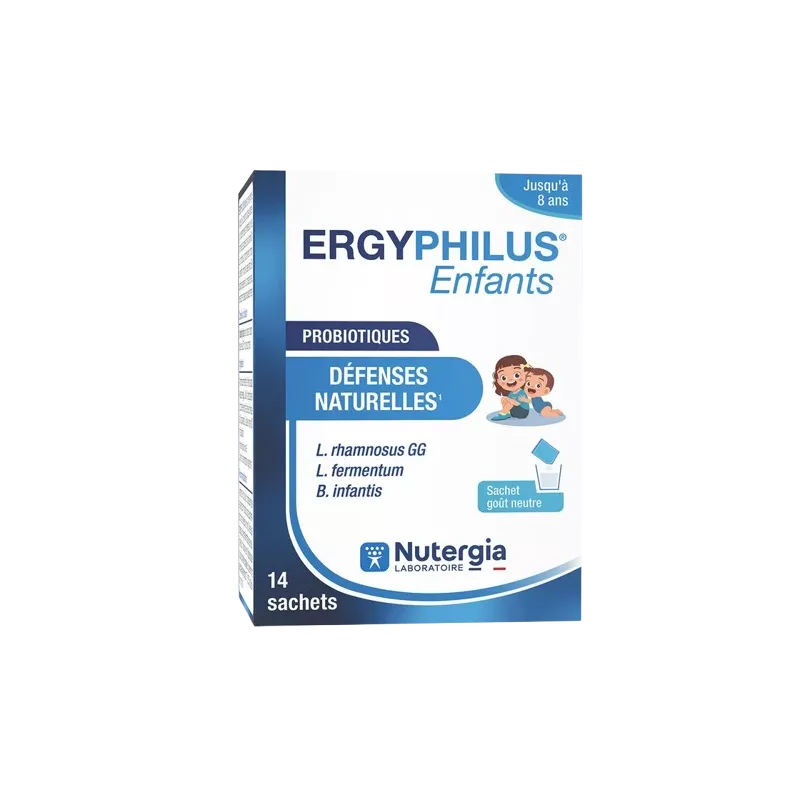 Ergyphilus® Enfants Nutergia - Soutien de la flore infantile - 14 sachets