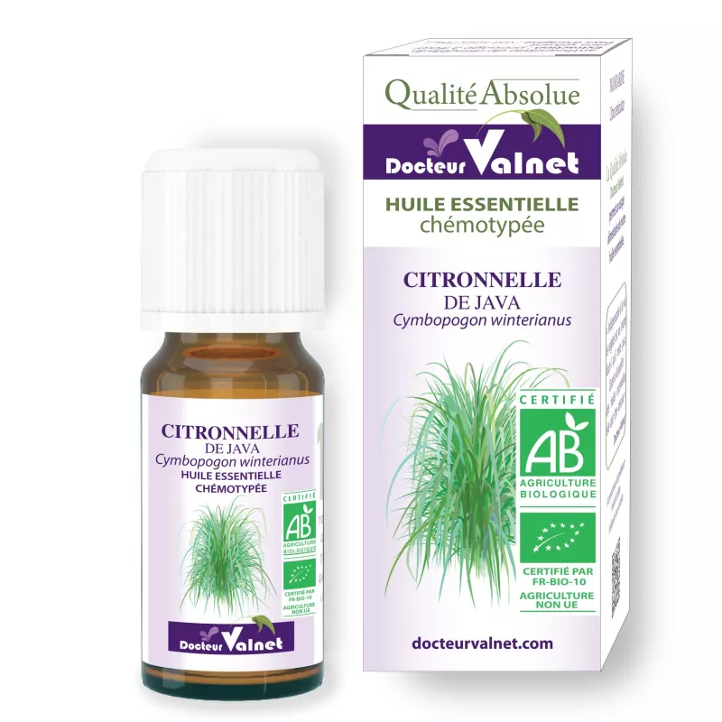 Huile essentielle citronelle bio Valnet